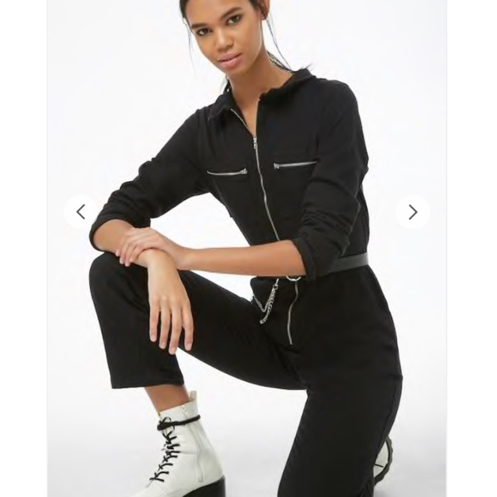 Black Utility Jumpsuit